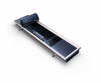 Конвектор Vitron c принудительной конвекцией c вентилятором 24В (глубина 90мм, ширина 400мм, длина 8